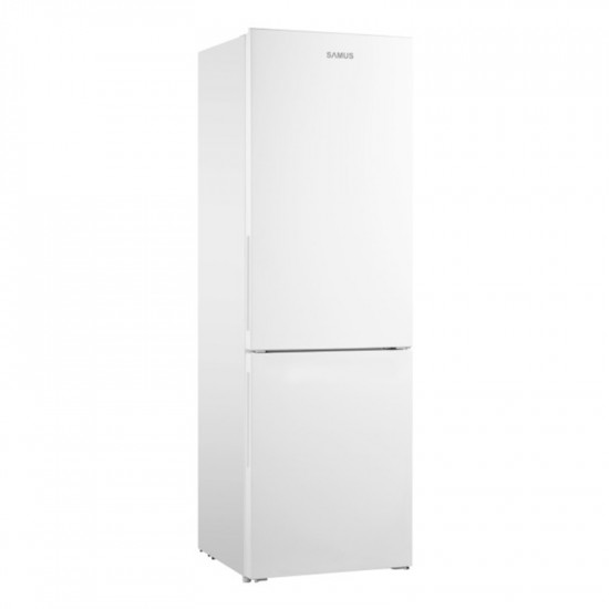 Combină frigorifică Samus SCW392, Sistem de răcire static, 315 l, Termostat reglabil, Clasa F, H 185.8 cm, Alb