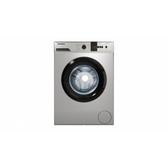 Masina de spalat rufe Heinner HWM-VT0610CHSD++, 6 kg, 1000 rpm, Clasa D, Display digital, Functie Start intarziat, Argintiu