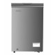 Lada frigorifica Heinner HCF-HM100CSE++, 98 l, Clasa E, Convertibila Frigider/Congelator, Control electronic, Argintiu