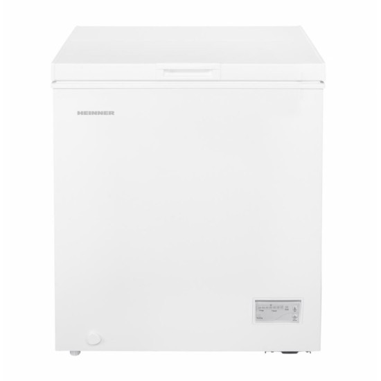 Lada frigorifica Heinner HCF-HM145CE++, 142 l, Clasa E, Convertibila Frigider/Congelator, Control electronic, Alb