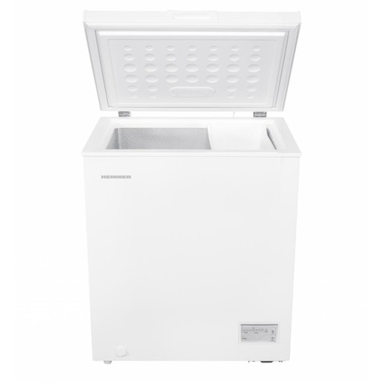 Lada frigorifica Heinner HCF-HM145CE++, 142 l, Clasa E, Convertibila Frigider/Congelator, Control electronic, Alb