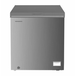 Lada frigorifica Heinner HCF-HM145CSE++, 142 l, Clasa E, Convertibila Frigider/Congelator, Control electronic, Argintiu