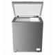 Lada frigorifica Heinner HCF-HM145CSE++, 142 l, Clasa E, Convertibila Frigider/Congelator, Control electronic, Argintiu