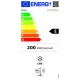 Lada frigorifica Heinner HCF-200CNHE++, 198 l, Clasa E, Compresor inverter, Control electronic, Functionalitate frigider, Alb