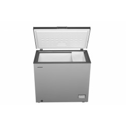 Lada frigorifica Heinner HCF-205NHSE++, 198 l, Clasa E, Compresor inverter, Control electronic, Display waterproof, Argintiu