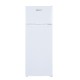 Frigider cu doua usi Heinner HF-H2206E++, 206 l, Clasa E, lumina LED, 3 rafturi de sticla, H 143 cm, Alb