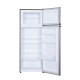 Frigider cu doua usi Heinner HF-H2206XE++, 206 l, Clasa E, lumina LED, 3 rafturi de sticla, H 143 cm, Inox