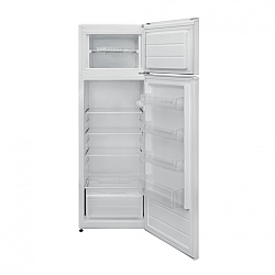 Frigider cu doua usi Heinner HF-V242E++, 242 l, Less Frost, Clasa E, Control mecanic, Iluminare LED, H 160 cm, Alb