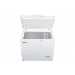 Lada frigorifica Heinner HCF-246CNHE++, 246 l, Clasa E, Compresor inverter, Control electronic, Iluminare LED, Functionalitate frigider, Alb