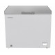 Lada frigorifica Heinner HCF-HM246CSE++, 246 l, Clasa E, Convertibila Frigider/Congelator, Control electronic, Argintiu