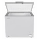 Lada frigorifica Heinner HCF-HM246CSE++, 246 l, Clasa E, Convertibila Frigider/Congelator, Control electronic, Argintiu