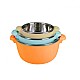 Set 3 caserole termice Art of dining by HEINNER Belly Orange, 2+4+6L, portocaliu