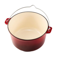 Ceaun din fonta emailat Cooking by Heinner, inductie, 22 x 13 cm, 3L