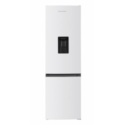 Combina frigorifica Heinner HC-HM260WDE++, 260 l, Control electronic, Dozator de apa, Iluminare LED, Usi reversibile, Clasa E, H 180 cm, Alb