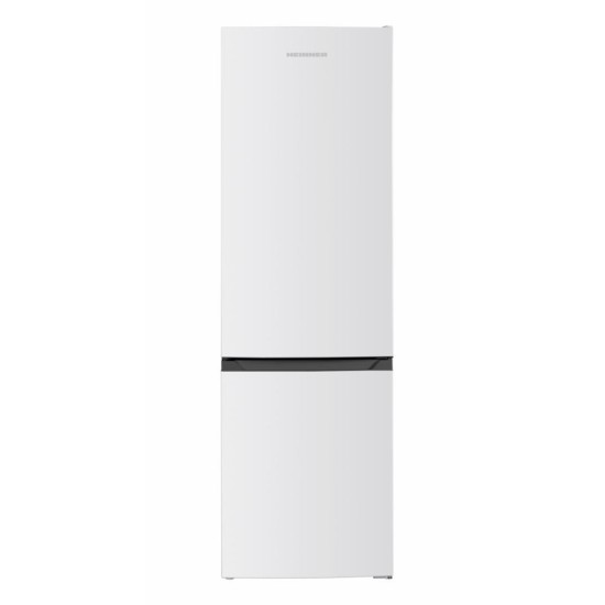 Combina frigorifica Heinner HC-HM262E++, 262 l, Control electronic, Iluminare LED, Usi reversibile, Clasa E, H 180 cm, Alb