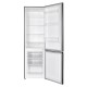 Combina frigorifica Heinner HC-HM262XE++, 262 l, Control electronic, Usi reversibile, Iluminare LED, Clasa E, H 180 cm, Inox