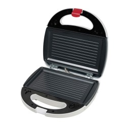 Sandwich maker Heinner Jadde 750 SM-2K750WH, 750W, plite detasabile, invelis antiaderent, capacitate: 2 sandwich-uri, Alb