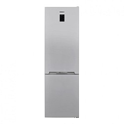 Combina frigorifica Heinner HCNF-V366SE++, 366 l, No Frost, Clasa E, Display, Control electronic, Iluminare LED, Alarma usa deschisa, H 201 cm, Argintiu