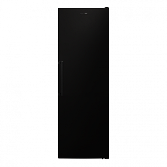 Frigider cu o usa Heinner HF-V401NFBKE++, 389 l, No Frost, Clasa E, Control electronic, Iluminare LED, H 186 cm, Negru