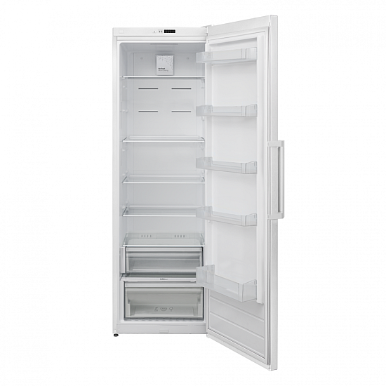 Frigider cu o usa Heinner HF-V401NFE++, 390 l, No Frost, Control electronic, Iluminare LED, Clasa E, H 186 cm, Alb