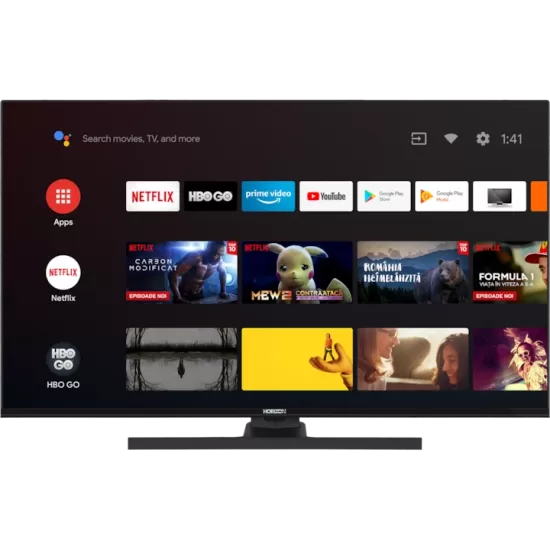 Televizor HORIZON 43HQ8590U/B, 108 cm, Smart Android, 4K Ultra HD, QLED, CLASA G