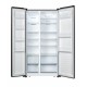 Side by side Heinner HSBS-520NFBKF+, 519l, Full No Frost, Multi Air Flow, Control touch, Clasa F, H 178.6, Negru