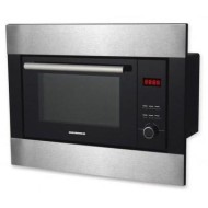Cuptor cu microunde incorporabil Heinner HMW-23BIXBK, 23 L, 800 W, Grill, Digital, Negru/ Inox
