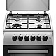 Aragaz Samus SM561XPBS,4 arzatoare pe gaz, Cuptor pe gaz, Capacitate cuptor 49 l, Siguranta plita + cuptor, Inox