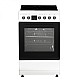 Aragaz Samus SM564VTE, 4 Zone de gatit Vitroceramice, 10 Functii, Cuptor 56L, Alb