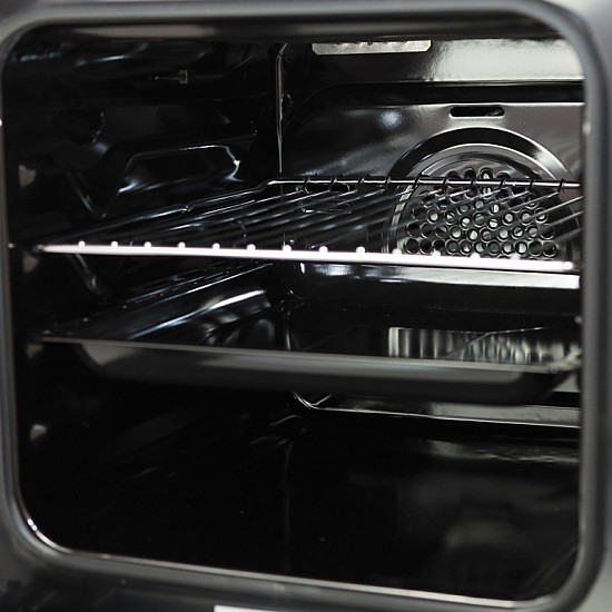 Aragaz Samus SM564VTE, 4 Zone de gatit Vitroceramice, 10 Functii, Cuptor 56L, Alb