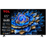 Televizor Smart QLED TCL 65T69C, 164 cm, Ultra HD 4K, Google TV, Clasa F
