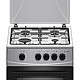Aragaz Albatros AL452BXS, 4 Arzatoare gaz, Cuptor gaz, Siguranta plita si cuptor, Geam dublu la cuptor, Inox/ Argintiu