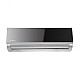 Aparat de aer conditionat Heinner Mirror 12000 BTU Wi-Fi, Clasa A++, Functie incalzire, Filtru cu densitate ridicata, Follow me, HAC-MRB12SLWIFI, negru oglinda cu carcasa argintie