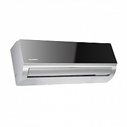 Aparat de aer conditionat Heinner Mirror 12000 BTU Wi-Fi, Clasa A++, Functie incalzire, Filtru cu densitate ridicata, Follow me, HAC-MRB12SLWIFI, negru oglinda cu carcasa argintie