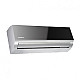 Aparat de aer conditionat Heinner Mirror 12000 BTU Wi-Fi, Clasa A++, Functie incalzire, Filtru cu densitate ridicata, Follow me, HAC-MRB12SLWIFI, negru oglinda cu carcasa argintie