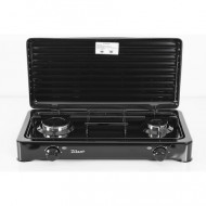 Aragaz 2 ochiuri ZILAN ZLN-0025, utilizare numai GPL butelie, culoare negru