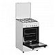 Aragaz Samus SM450APBS, 4 Arzatoare, Cuptor gaz, Aprindere electrica plita, Alb