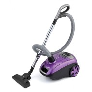 Aspirator cu sac Heinner HVC-VBS750PP, 750W, sac textil capacitate 2.5 L, putere de aspirare 200W, Filtru HEPA 11, Mov