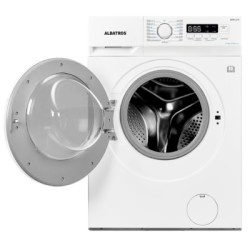 Masina de spalat rufe Albatros AWM1274,7 kg, Slim, 15 Programe, 1200 Rotatii, Clasa energetica D, Termostat reglabil, Program ECO 40-60°C, Blocare acces copii, Alb