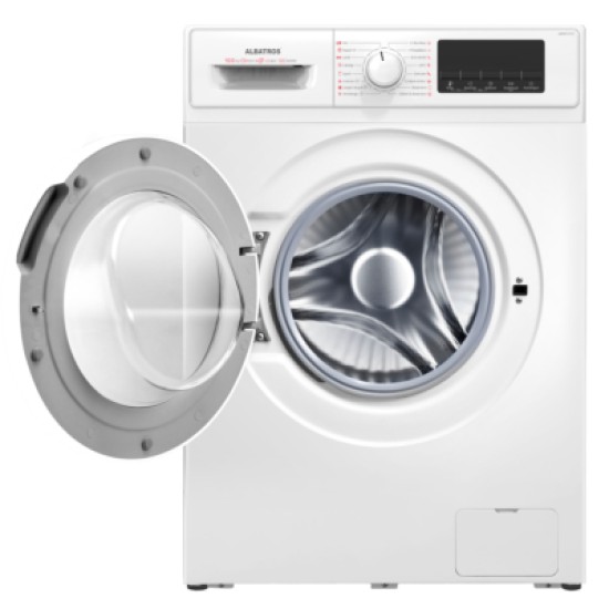 Masina de spalat rufe Albatros AWMI14107, 10 kg, Motor Inverter, 16 programe, 1400 rotatii/min., Clasa energetica A – 10%