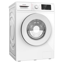 Masina de spalat rufe Albatros AWMI14125, 12 kg, Motor inverter, Displat led, 16 programe, 1400 rotatii, Clasa energetica A – 20%, Reincarcare cu rufe in timpul spalarii, Alb