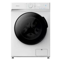 Masina de spalat rufe Albalux AXGIW1471, 7 kg, 1400 Rotatii, Motor Inverter, Clasa energetica B, 16 Programe, Functie Hygiene Pro, Termostat reglabil, Spalare cu aburi, Alb/Negru