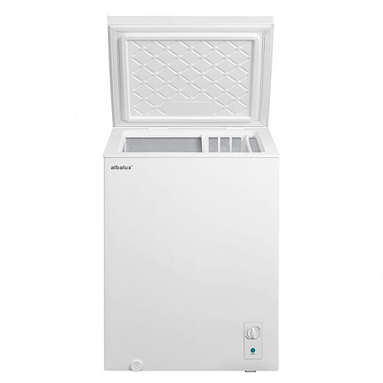 Lada Frigorifica Albalux AXLF156E, 143 L, Clasa energetica E, Dubla functionare frigider/congelator, Termostat reglabil, Orificiu drenaj, Alb