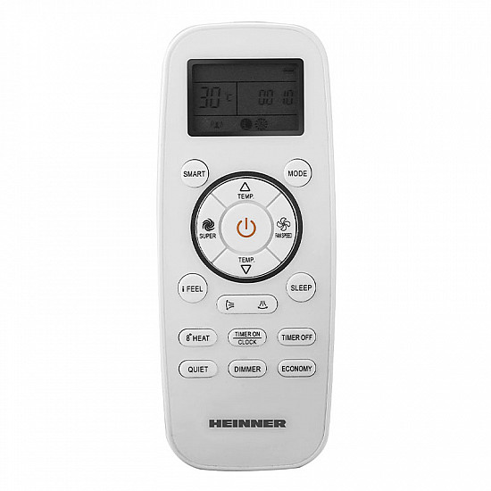 Aparat de aer conditionat HEINNER 9000 BTU, Clasa A++, kit instalare inclus, functie iFeel, functie Quiet, timer, auto restart, HAC-HS09KIT+, Alb