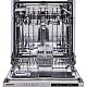 Masina de spalat vase incorporabila Heinner HDW-BI6614AID+++, 14 Seturi, 6 programe, Clasa D, Program Rapid 30’, Program Hygiene, 60 cm