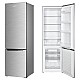 Combina Frigorifica Albatros CFX343E, 262 L, Clasa energetica E, Termostat reglabil, 3 sertare la congelator, H 180 cm, Inox/Argintiu