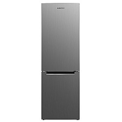 Combina frigorifica Albatros CFX395E, 315 L, H 186 cm, termostat reglabil, dezghetare automata frigider, usi reversibile, lumina interioara tip LED, picioare reglabile, clasa E, Argintie