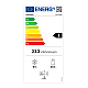 Combina frigorifica Albatros CFX395E, 315 L, H 186 cm, termostat reglabil, dezghetare automata frigider, usi reversibile, lumina interioara tip LED, picioare reglabile, clasa E, Argintie
