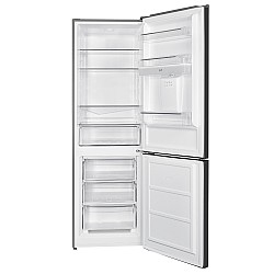 Combina Frigorifica Albatros CFXD395E, 313 l, Clasa energetica E, Termostat reglabil, 3 sertare la congelator, H 186 cm, Inox/ Argintiu