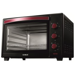 Cuptor electric Samus CS45B2 45 l, 2000 W, Selector programe, Negru